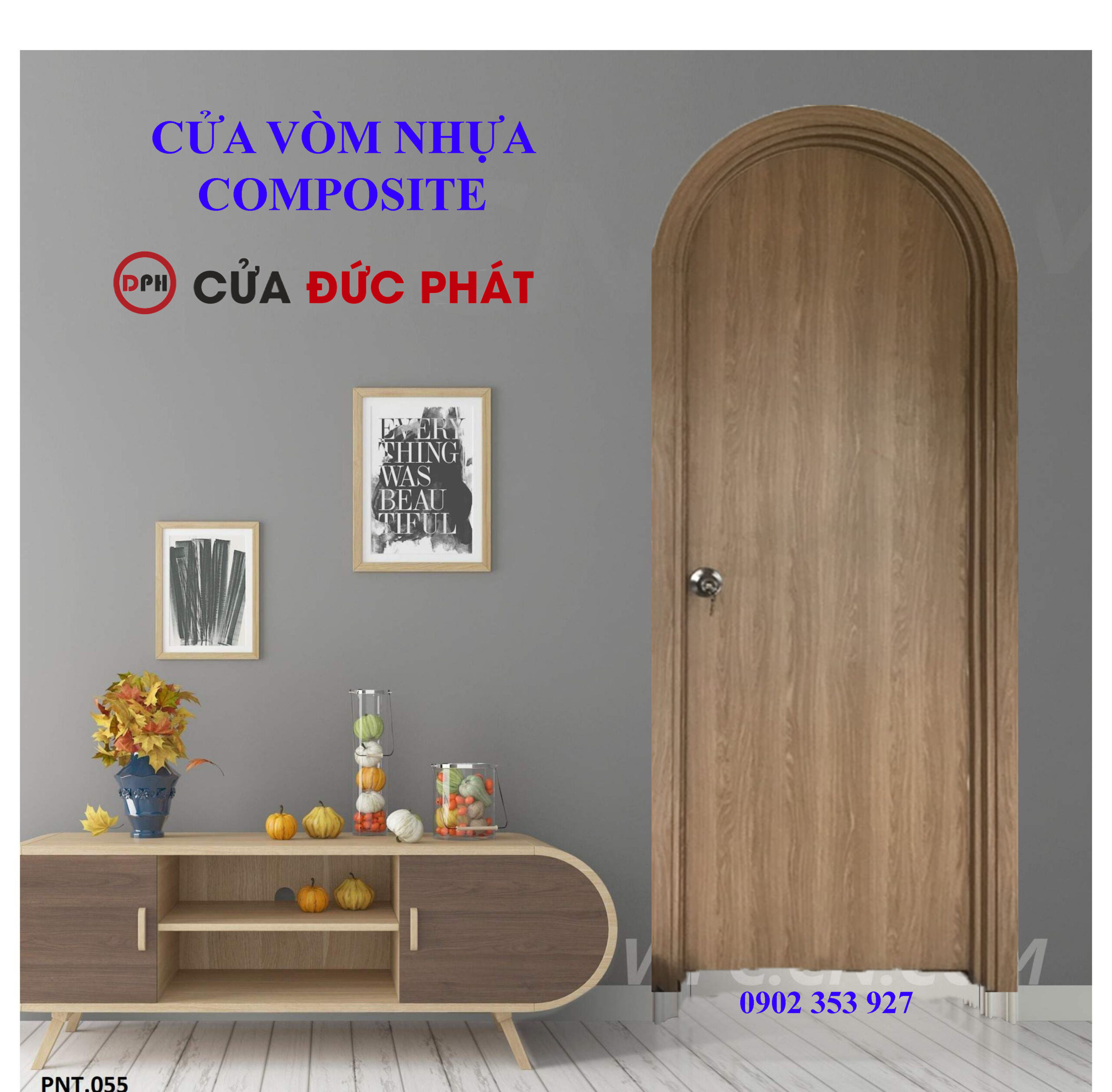 Mẫu cửa vòm nhựa composite